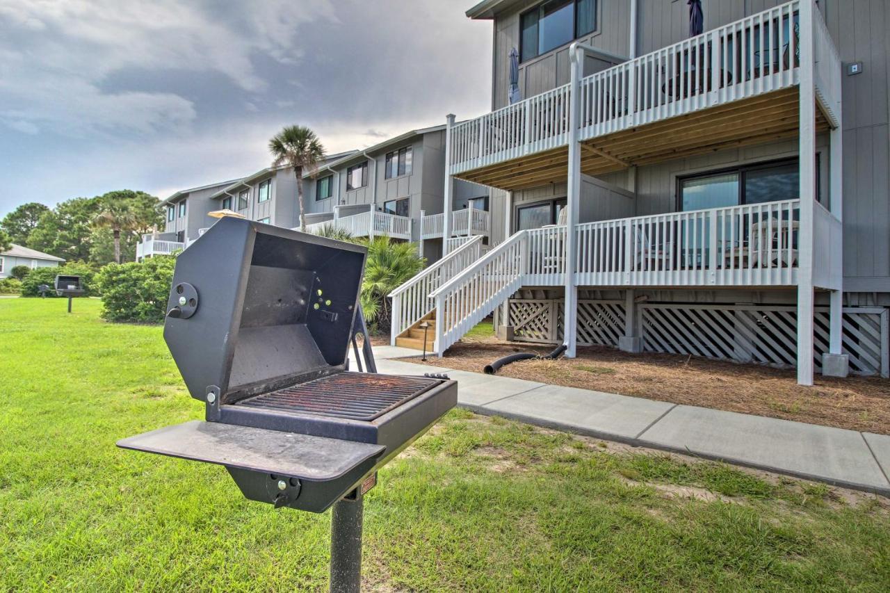 Harbor Island Condo With Deck - Steps To Beach! Oceanmarsh Subdivision Buitenkant foto