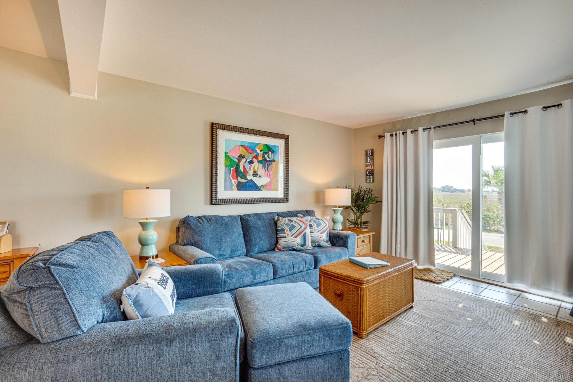 Harbor Island Condo With Deck - Steps To Beach! Oceanmarsh Subdivision Buitenkant foto