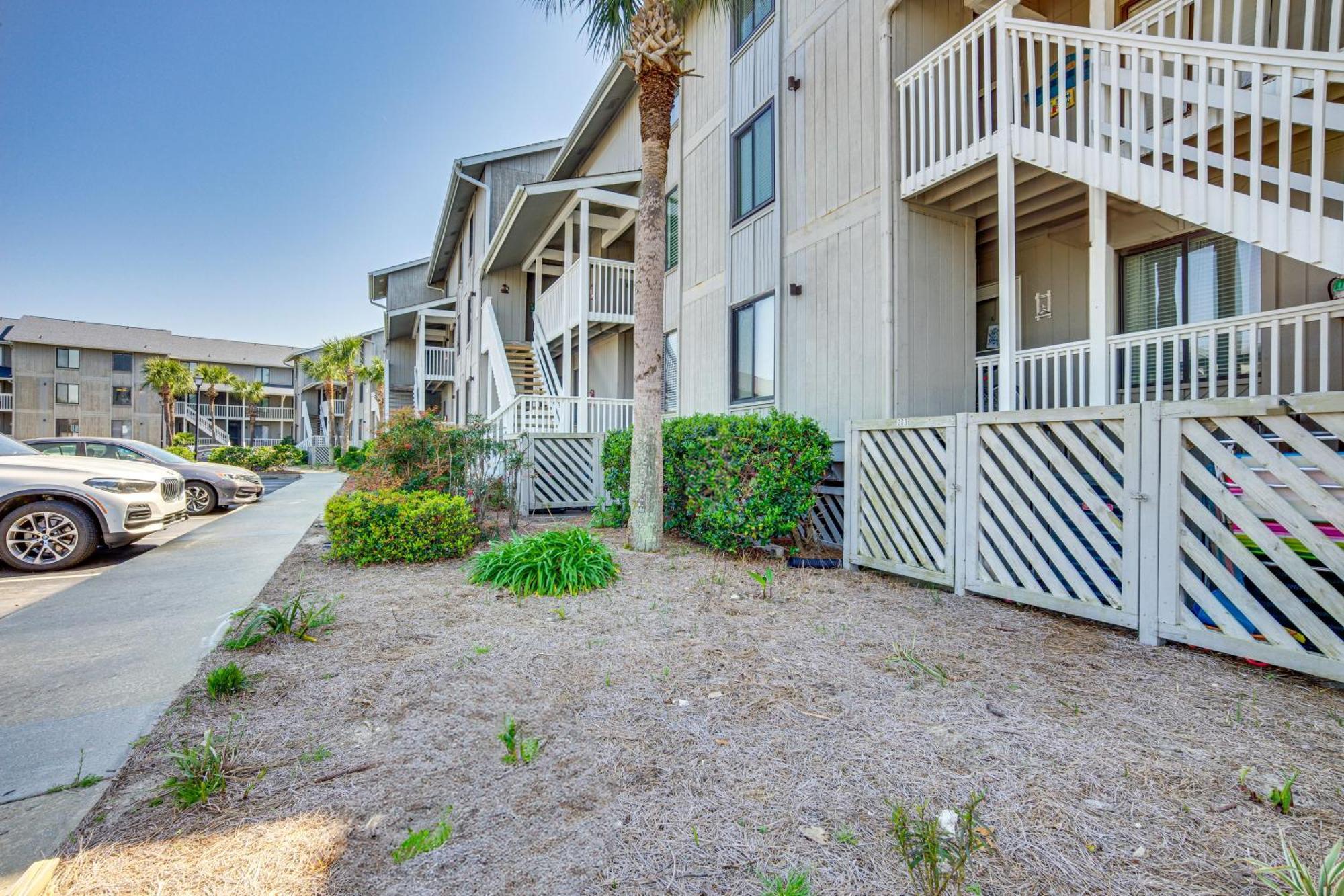Harbor Island Condo With Deck - Steps To Beach! Oceanmarsh Subdivision Buitenkant foto