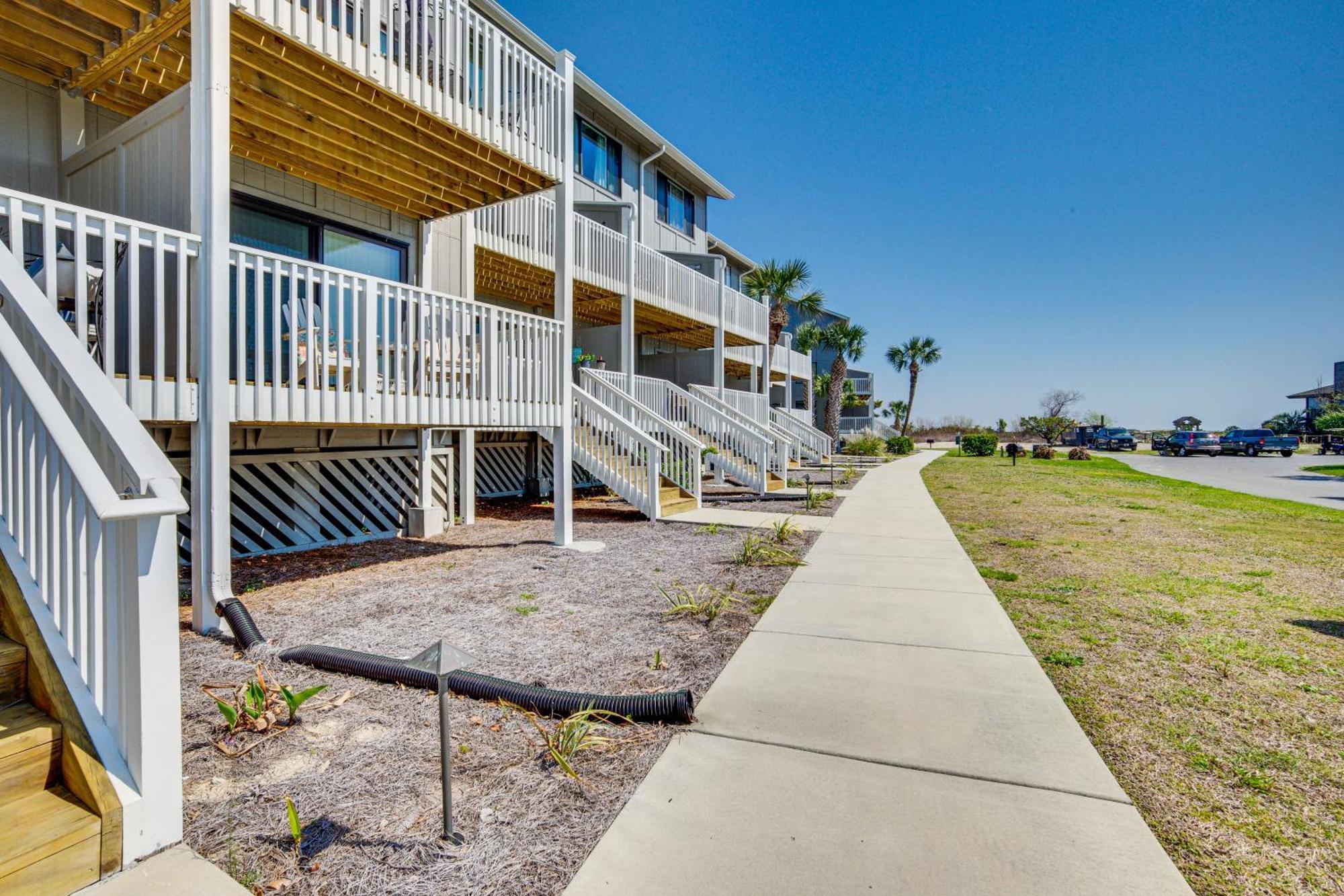 Harbor Island Condo With Deck - Steps To Beach! Oceanmarsh Subdivision Buitenkant foto
